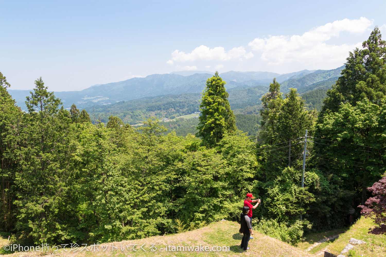 岩村城からの景色