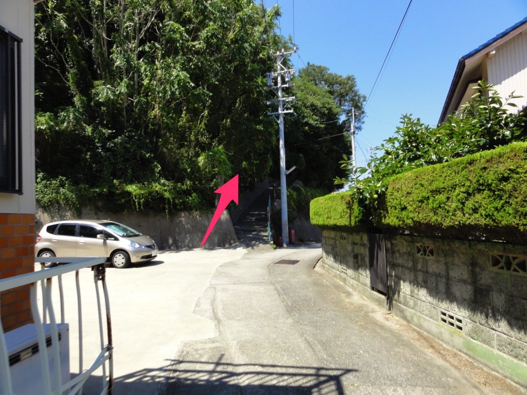 貝がら公園の入り口