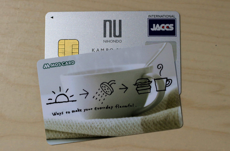 MOSカードと漢方スタイルクラブカード