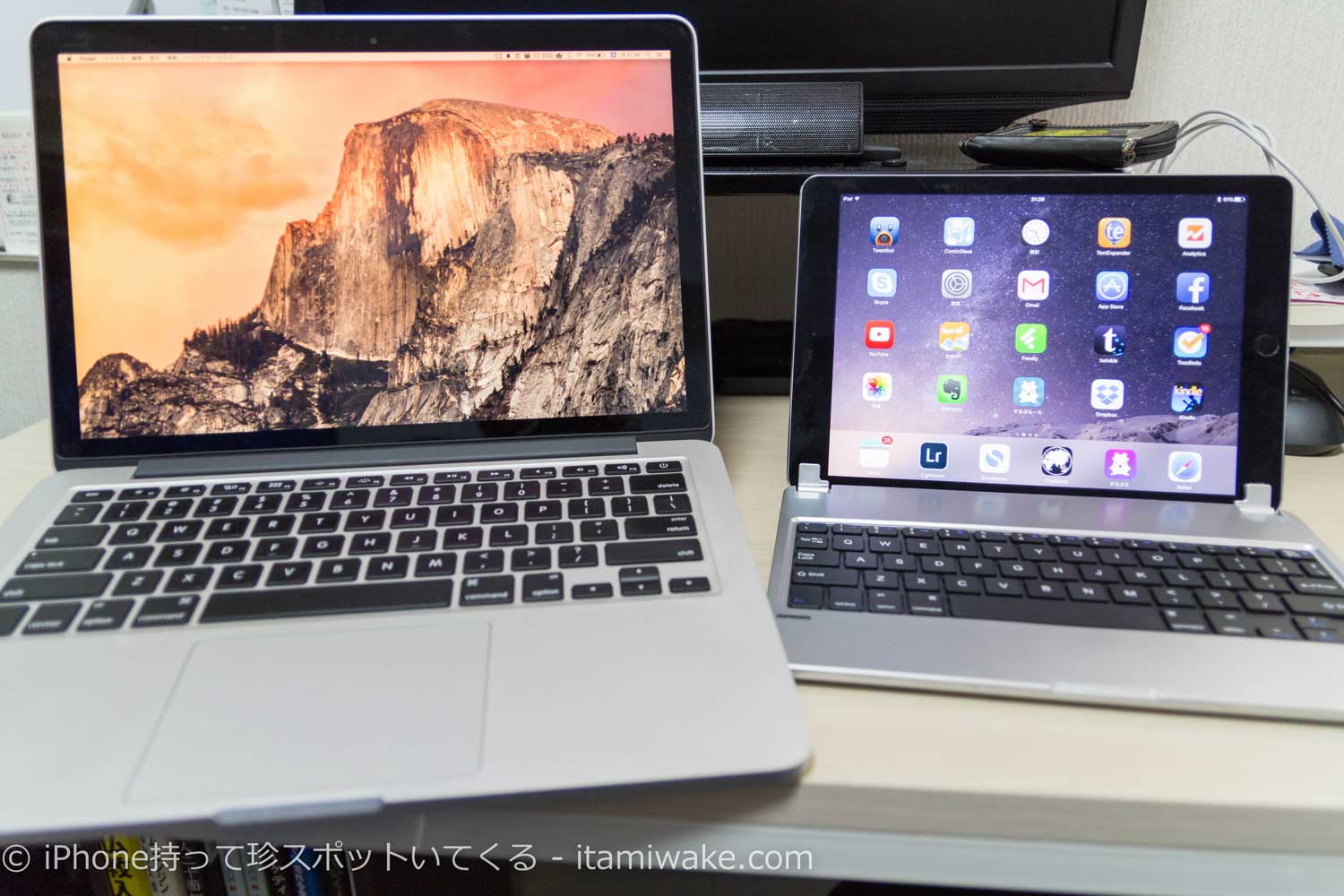 MacBookProとiPadAir2